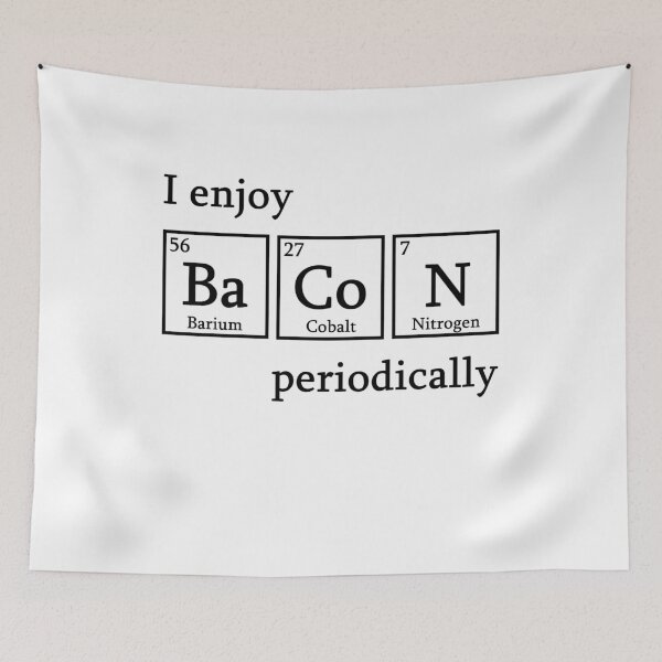 Item preview, Chemistry Bacon Nerd Chemist Science Gift Teacher designed and sold by LeMuesch.