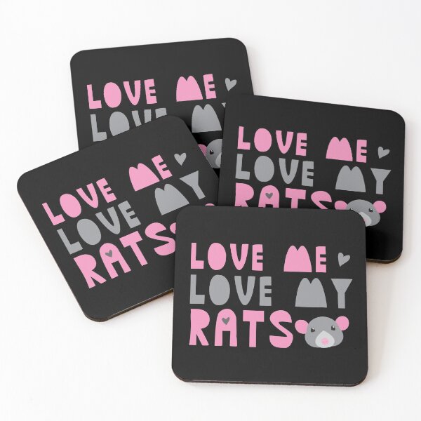 Item preview, Love me, LOVE MY RATS designed and sold by jazzydevil.