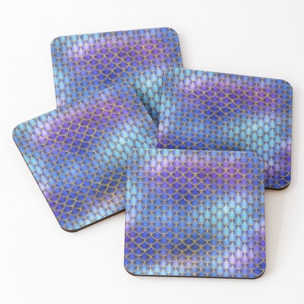 Item preview, Mermaid Scales Iridescent Pattern designed and sold by digitalvintage.