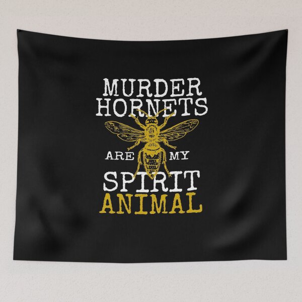 Item preview, Los avispones son mi espíritu Diseño animal, Vintage Funny Murder Hornets 2020 Invasión de abejas, Noticias virales Save the Bees designed and sold by PrintOfi.