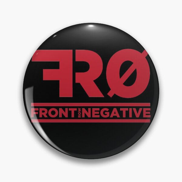 Item preview, Front Row Negative Logo designed and sold by Aaron Garcia.