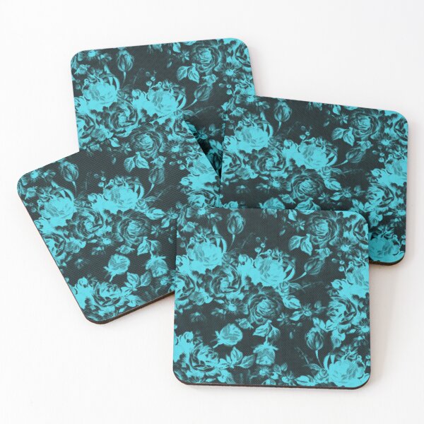 Item preview, Roses Halftone Blue designed and sold by OHH Baby.