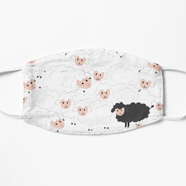 Sheep pattern Flat Mask