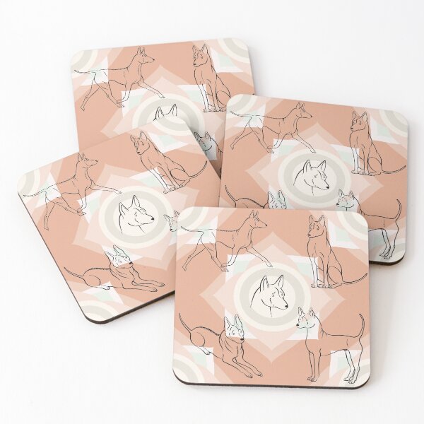 Item preview, Thai Ridgeback Pattern (Light Terracotta Background) designed and sold by illucalliart.