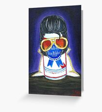 Pabst as The King Greeting Card