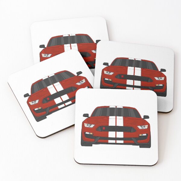 Item preview, Ford Mustang GT350 front (RapidRed and White) designed and sold by VenZolic.