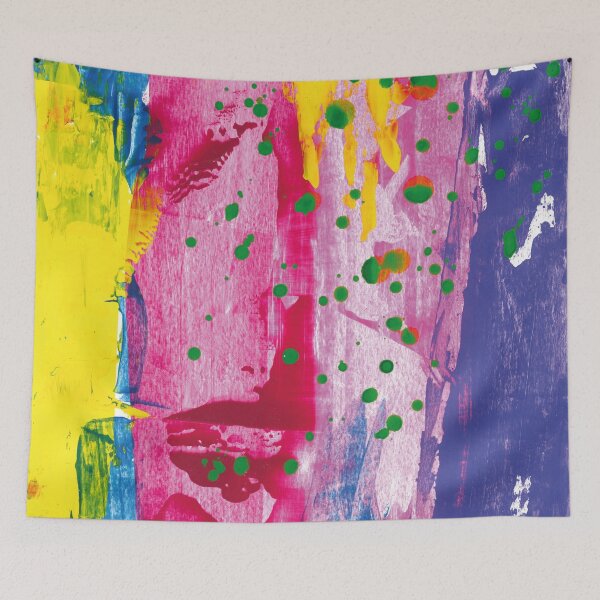 Item preview, Colourful acrylic abstract painting designed and sold by size3art.