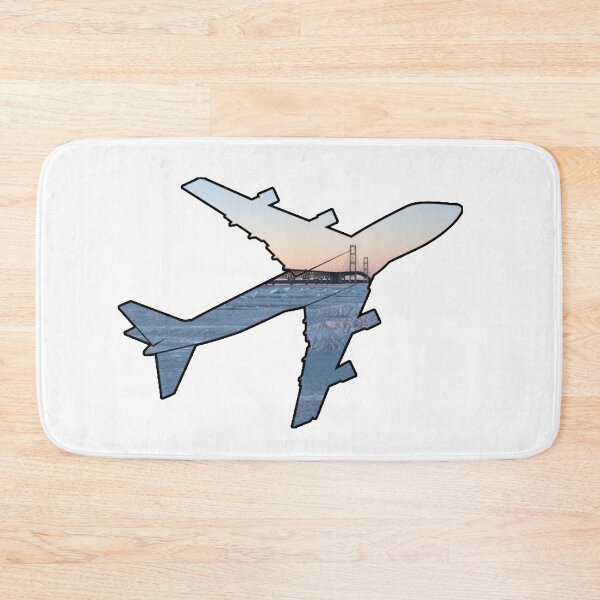 Item preview, Plane - Mackinaw Bridge designed and sold by SaltyTuba.