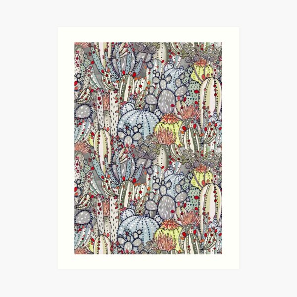 Cactus Oasis Art Print
