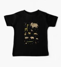 Afrikanische Tiere Baby T-Shirt