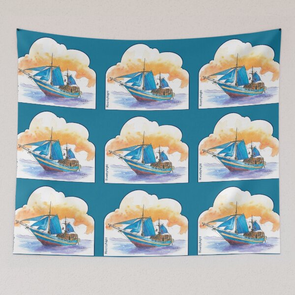 Item preview, 017 - Phinisi Sailboat designed and sold by RiverbyNight.