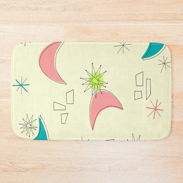 Item preview, Boomerangs and Starbursts Yellow designed and sold by gailg1957.