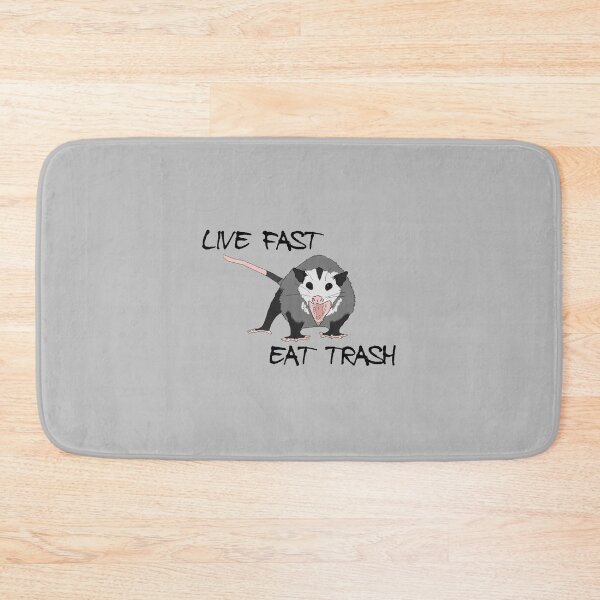 Item preview, live fast eat trash - possum opossum designed and sold by bpdandchill.