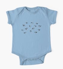 Magpies One Piece - Short Sleeve