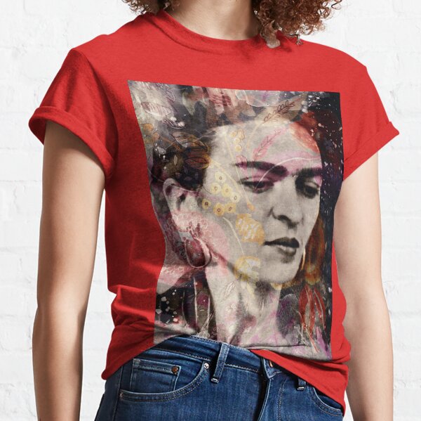 Aperçu de l'œuvre FRIDA KAHLO peinture de portrait féministe mexicaine créée et vendue par GalleryArtField.
