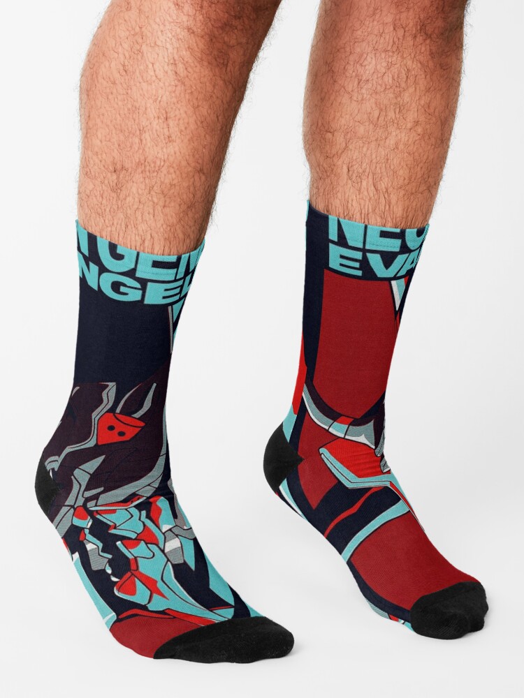 "EVANGELION 28" Socks by Evangelion-fan | Redbubble