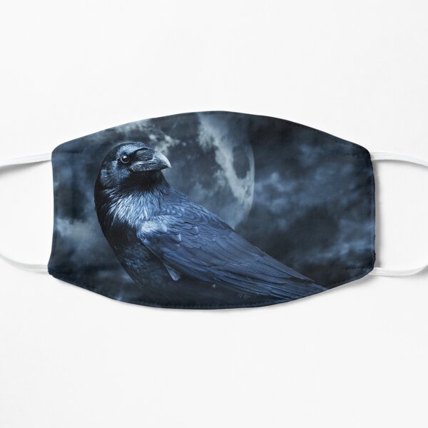 Odins Raven Basking in Moonlight Mask