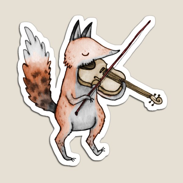 Item preview, Violin Fox designed and sold by SophieCorrigan.
