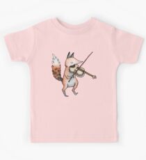 Camiseta para niños Violín Fox