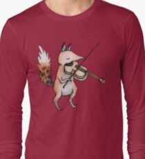 Violin Fox Long Sleeve T-Shirt