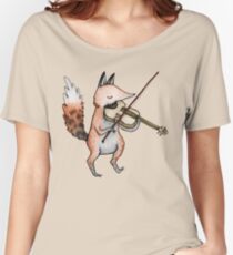 Violin Fox Women's Relaxed Fit T-Shirt