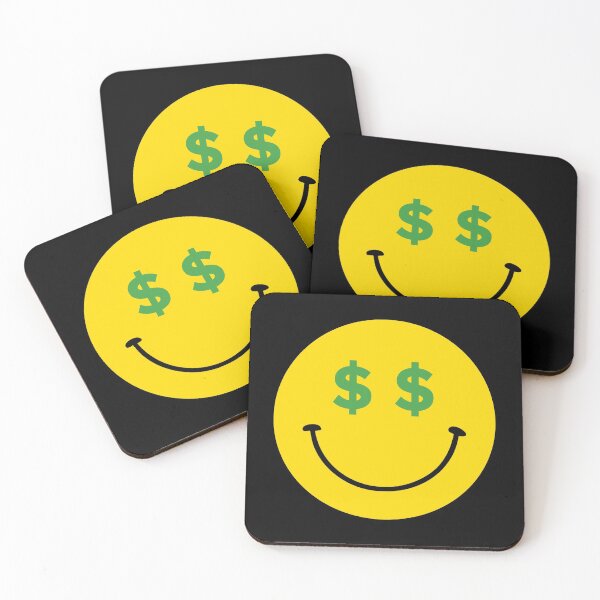 Item preview, Money Smile Dollar Signs | Happy Face | Black |  designed and sold by HappyFaceCo.