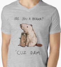 Dam Men's V-Neck T-Shirt
