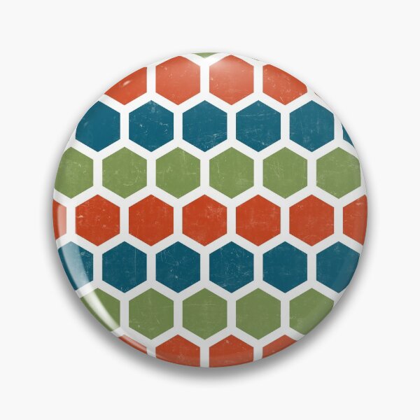 Item preview, Green, Blue, Red Hexagon Design designed and sold by Yannik Hay.
