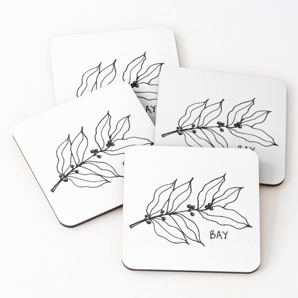 Item preview, Bay Hand Drawn Botanical Doodle designed and sold by asleepyfairy.