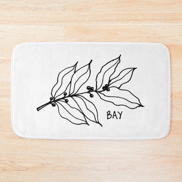 Item preview, Bay Hand Drawn Botanical Doodle designed and sold by asleepyfairy.