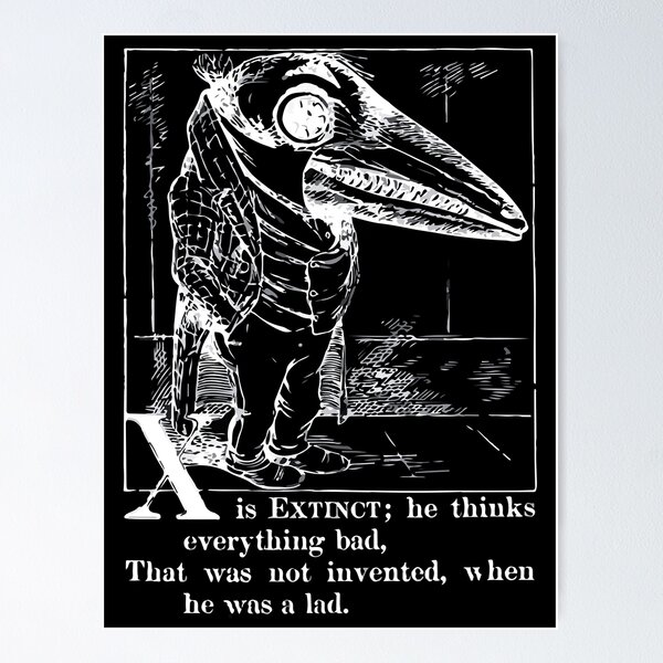 Item preview, X is for Extinct designed and sold by Fairytale of DC.