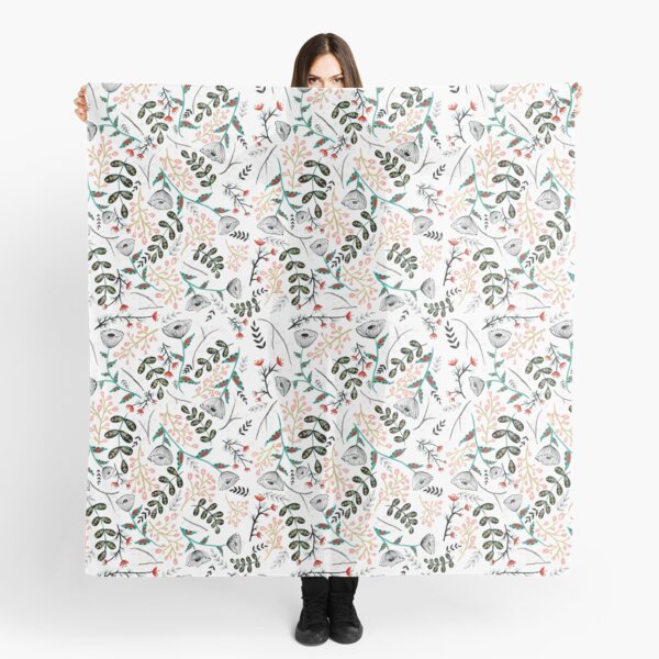 Folk Botanical Scarf