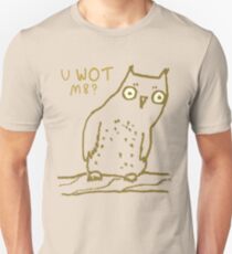 Confused Owl Unisex T-Shirt