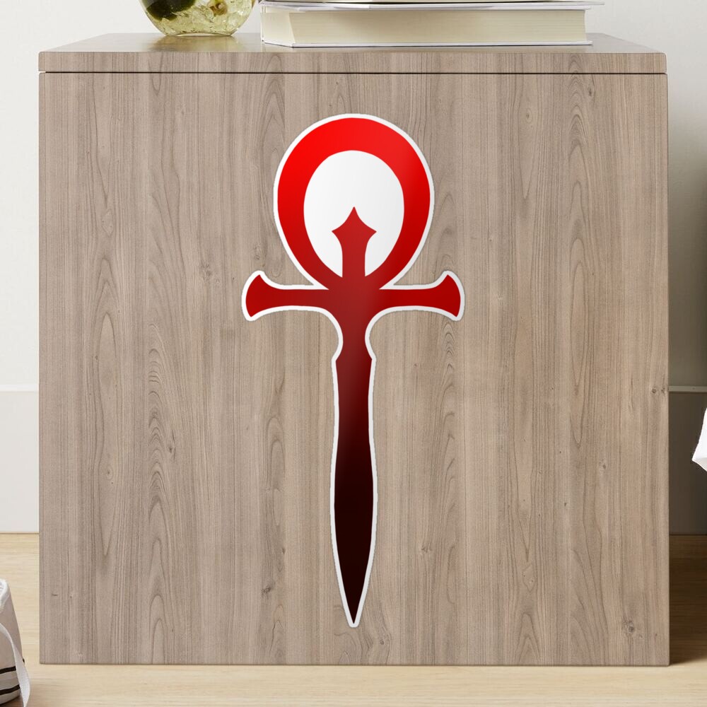 Malkavian Ankh Vampire Patch Embroidered Logo Symbol Vampire 