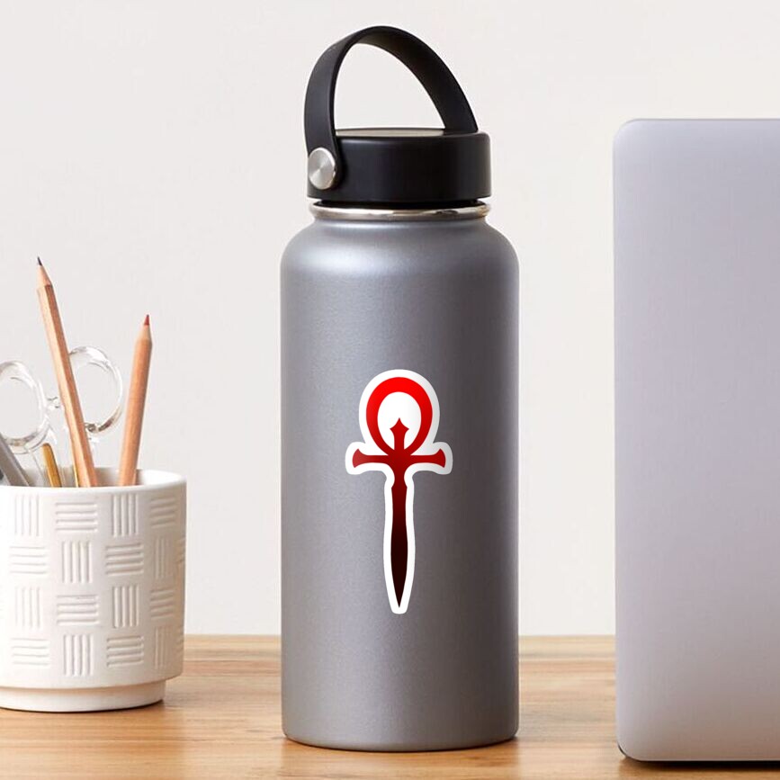 Sticker « Vampire: The Masquerade Ankh Gradient Red Symbol»