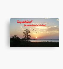 Banner Challenge Canvas Print