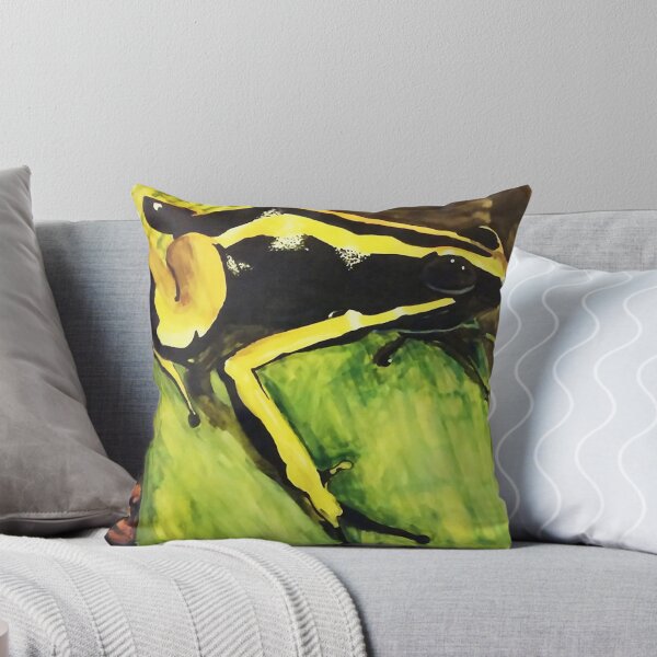 Item preview, Poison Dart Arrow Frog--Black and Yellow designed and sold by RJKpoyp.