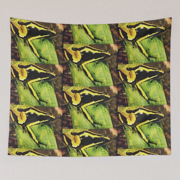 Item preview, Poison Dart Arrow Frog--Black and Yellow designed and sold by RJKpoyp.
