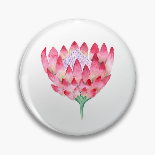 Item preview, Watercolor Large Floral Proteas designed and sold by Harpley Design Studio.