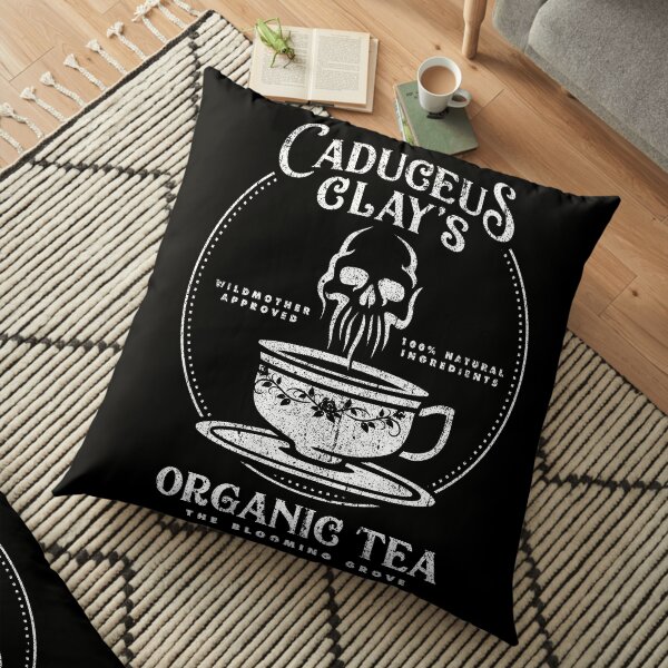 Caduceus Clay's Organic Tea Floor Pillow
