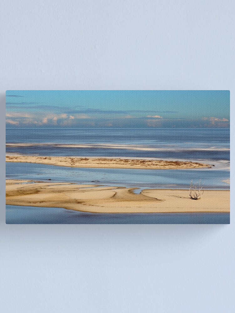 Alternate view of Snowy Meets the Sea Canvas Print