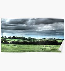 HDR Country landscape Poster