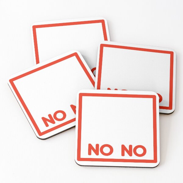 Item preview, No No Square  designed and sold by BlueASIS.