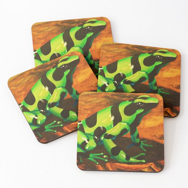 Item preview, Poison Dart Arrow Frog--Black and Green designed and sold by RJKpoyp.