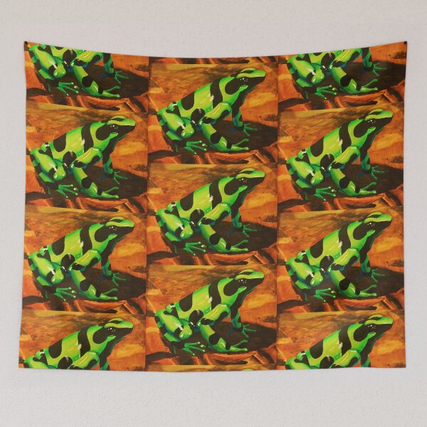 Item preview, Poison Dart Arrow Frog--Black and Green designed and sold by RJKpoyp.