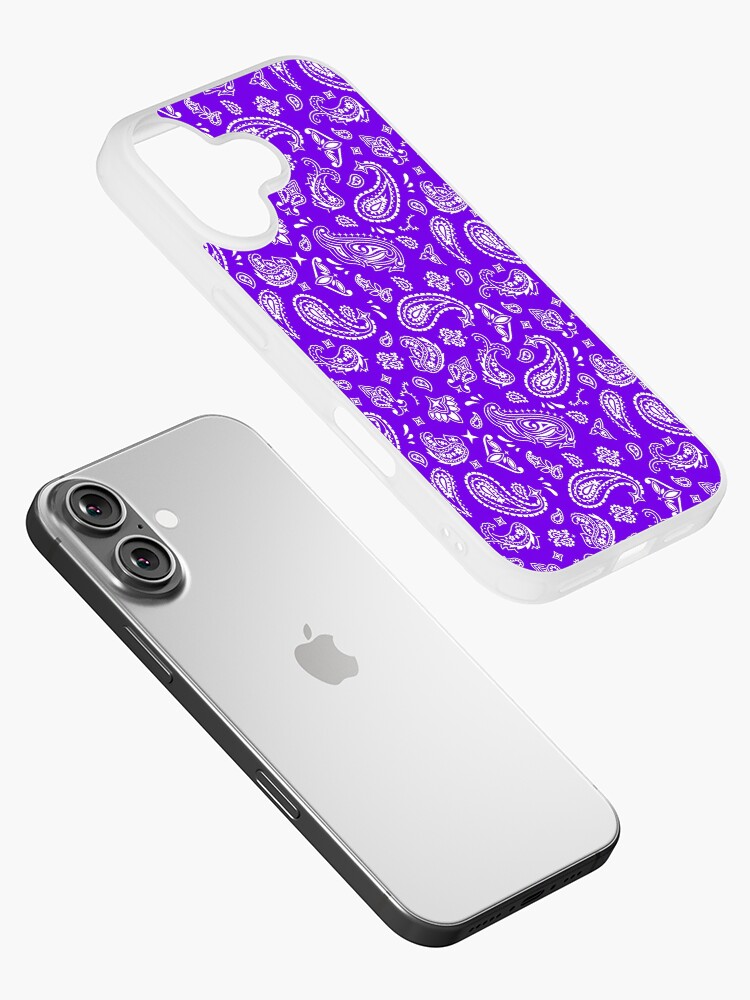 Pretty Purple Paisley Classic Bandana Pattern