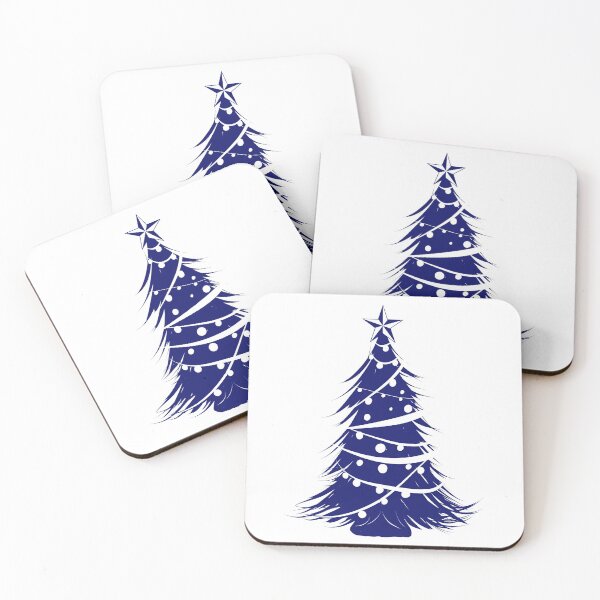 Item preview, Christmas Tree Sketch (Blue) designed and sold by IgniteWithin.