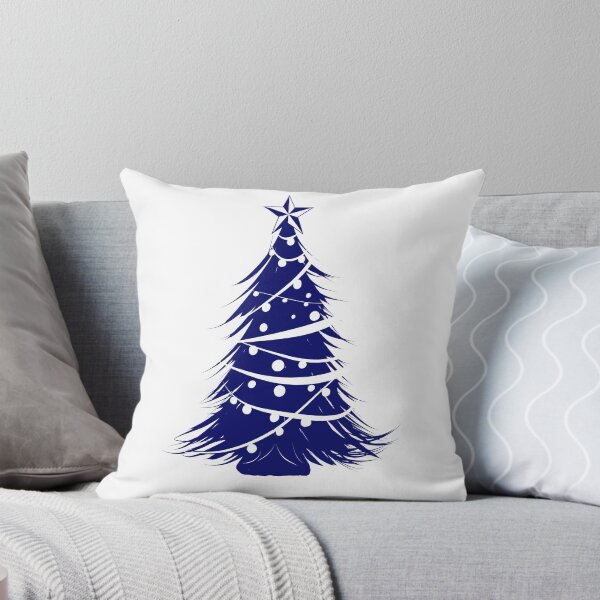 Item preview, Christmas Tree Sketch (Blue) designed and sold by IgniteWithin.