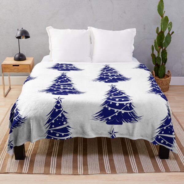 Item preview, Christmas Tree Sketch (Blue) designed and sold by IgniteWithin.