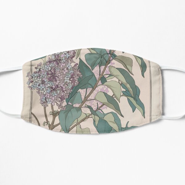 Plante et Ses Applications Ornementales Ornamental Plants Grasset Eugene Maurice Pillard Verneuil 1896 Art Nouveau 0093 Lilac Mask